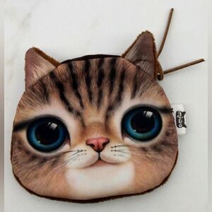 Free Kitty Cat Coin Purse Kids Girls Women